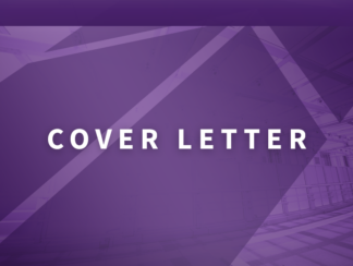 Cover Letter