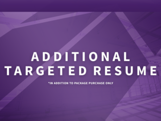 Additional Targeted Resume with Package